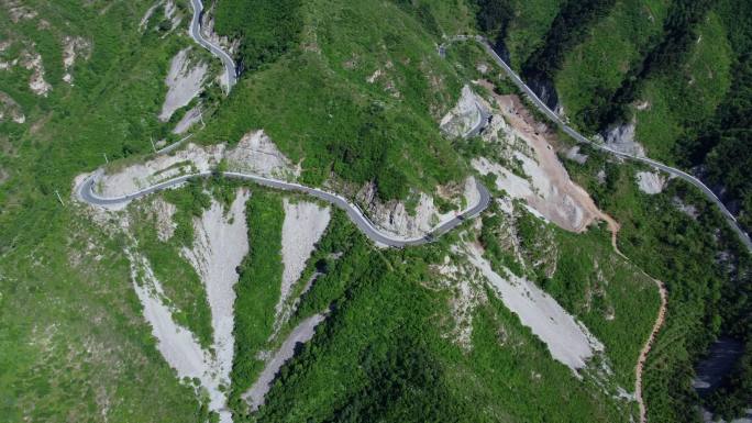 4K航拍短片.北京北齐岭古长城与盘山道