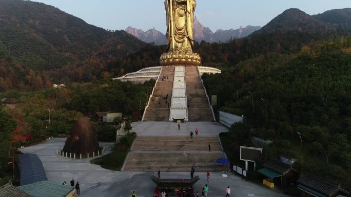 九华山风景区大愿文化园景区99米地藏圣像