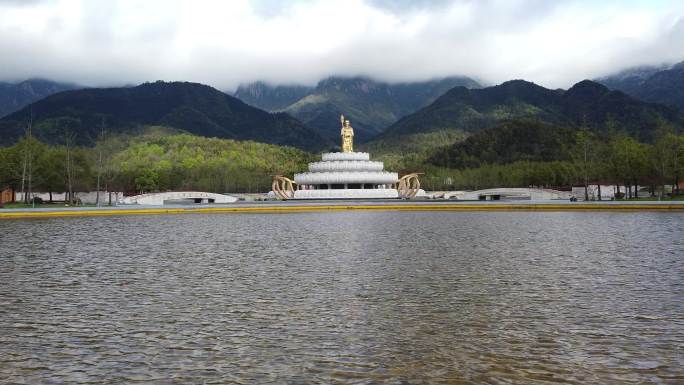 九华山风景区大愿文化园景区99米地藏圣像