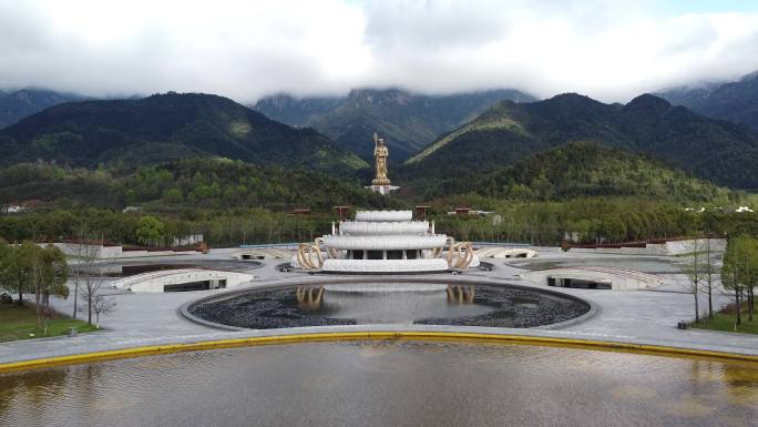 九华山风景区大愿文化园景区99米地藏圣像