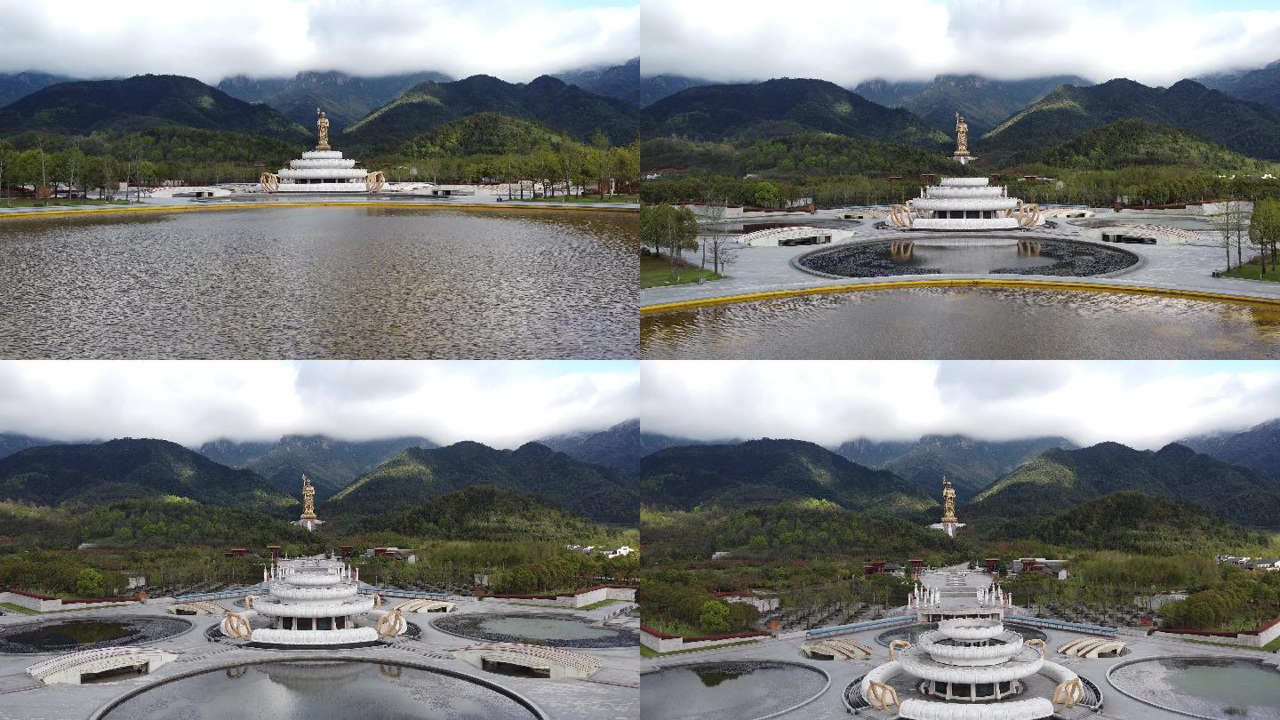 九华山风景区大愿文化园景区99米地藏圣像