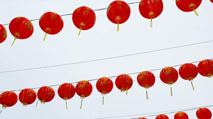 中国红灯笼新年装饰