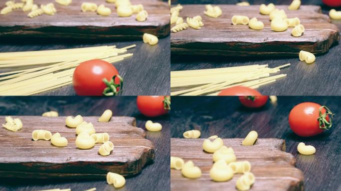 生面食和西红柿传统食品手工制作传承手艺
