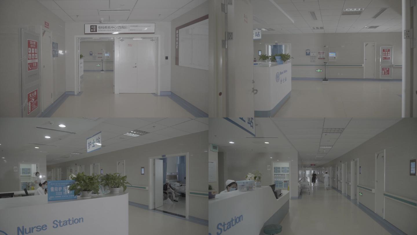 达州中心医院-医院内游览-空镜素材