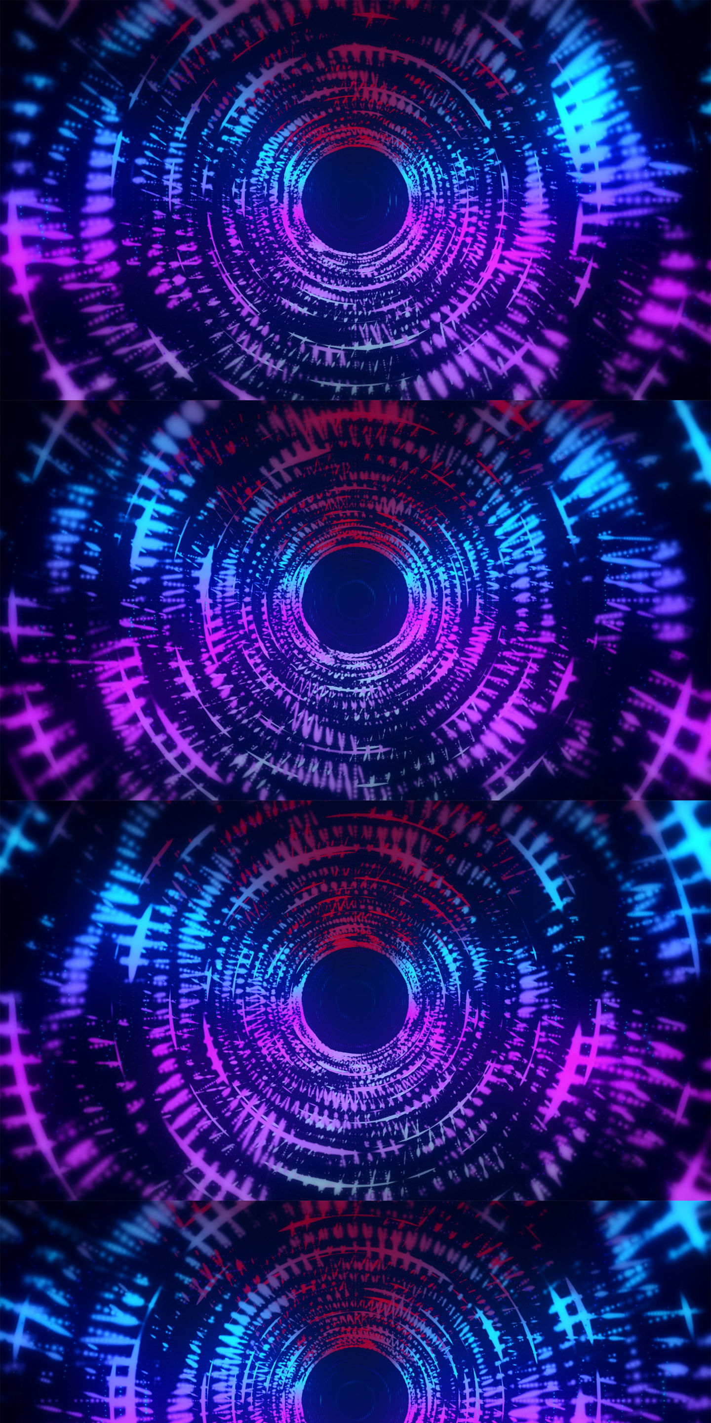 蓝紫隧道
