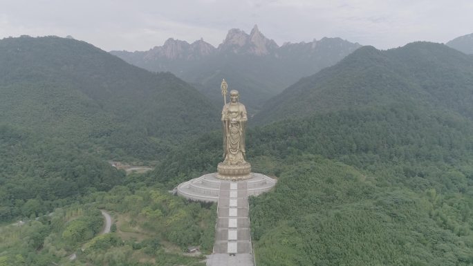 九华山风景区大愿文化园景区99米地藏圣像