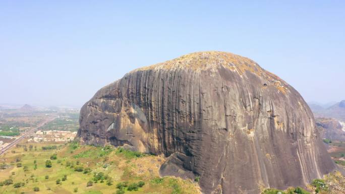 非洲尼日利亚景观祖玛岩航拍05