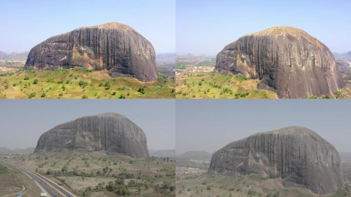 非洲尼日利亚景观祖玛岩航拍05