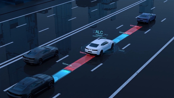 智能汽车驾驶辅助AE+C4D工程
