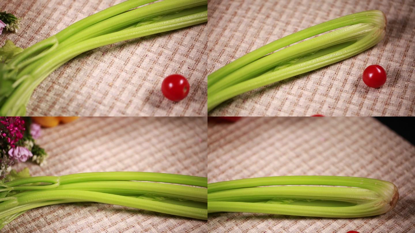 【镜头合集】芹菜蔬菜纤维  (3)