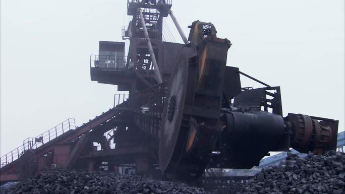 4K_传统煤炭企业化工厂区煤炭工厂