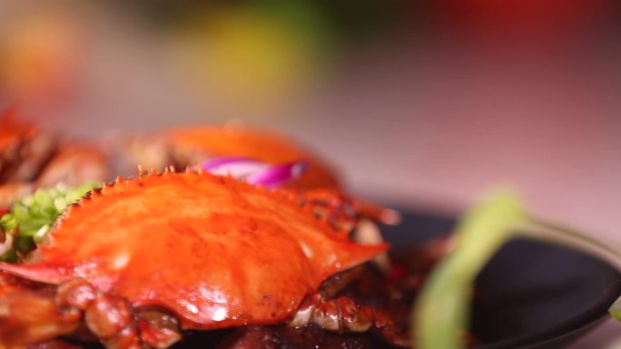 【镜头合集】网红美食肉蟹煲青蟹梭子蟹