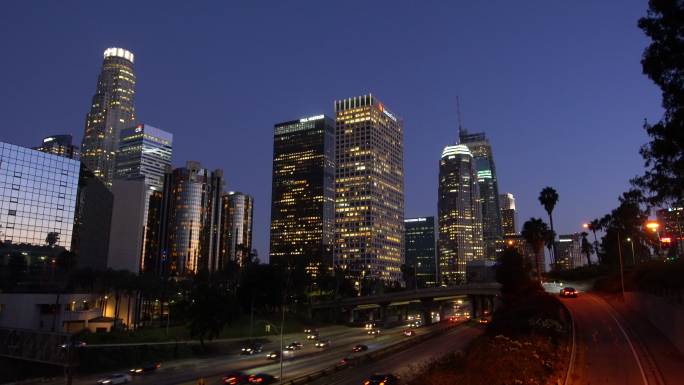 加利福尼亚州洛杉矶市交通和市中心