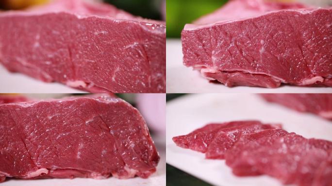 【镜头合集】里脊肉雪花牛肉高档牛肉牛通脊