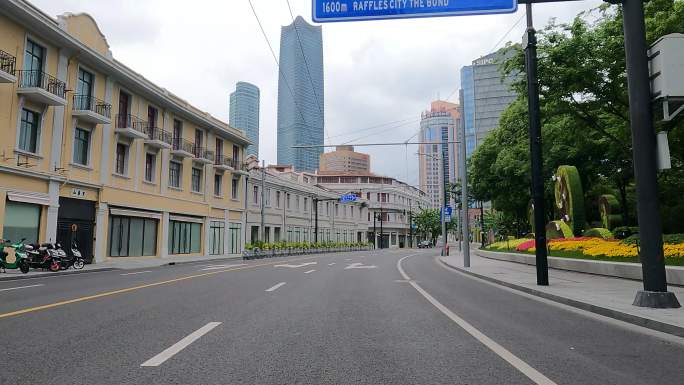 上海封城中的老城区街区建筑环境