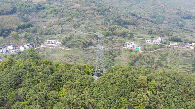 福建山区电力供应高压电塔电力传送能源保障