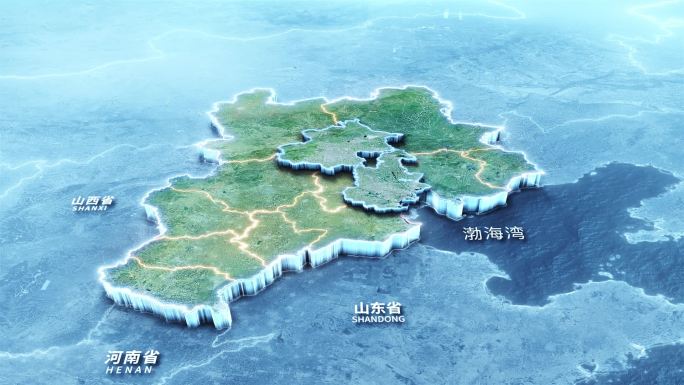 云中俯冲京津冀区位地图