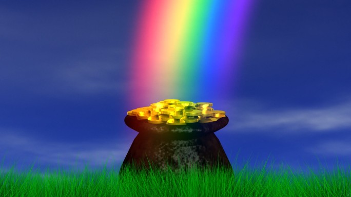 彩虹尽头的金罐