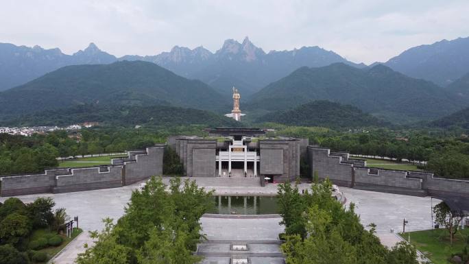 九华山风景区大愿文化园景区99米地藏圣像