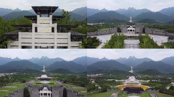 九华山风景区大愿文化园景区99米地藏圣像