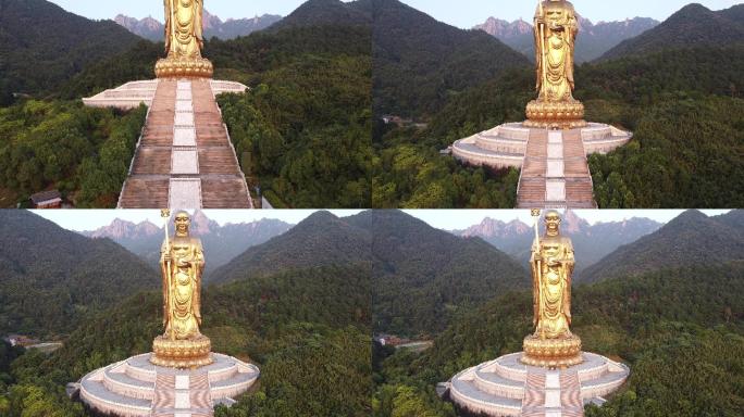 九华山风景区大愿文化园景区99米地藏圣像