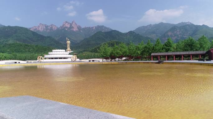 九华山风景区大愿文化园景区99米地藏圣像