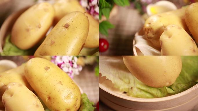 【镜头合集】优质淀粉土豆马铃薯  (2)