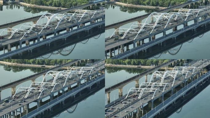 西安 浐灞 城市大桥 长焦段 车流