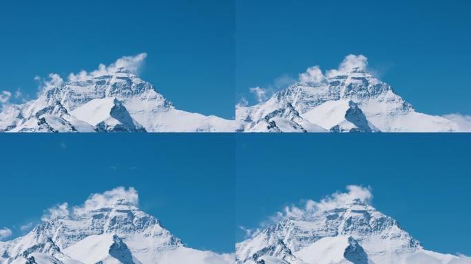 喜马拉雅山脉的延时摄影