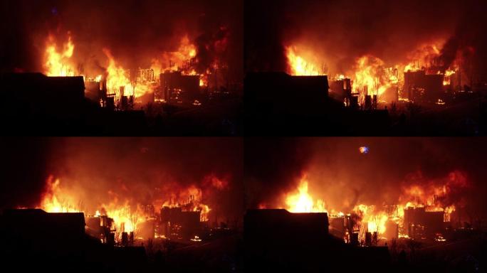 科罗拉多州博尔德市外的马歇尔大火中，世界末日野火烧毁了高级住宅