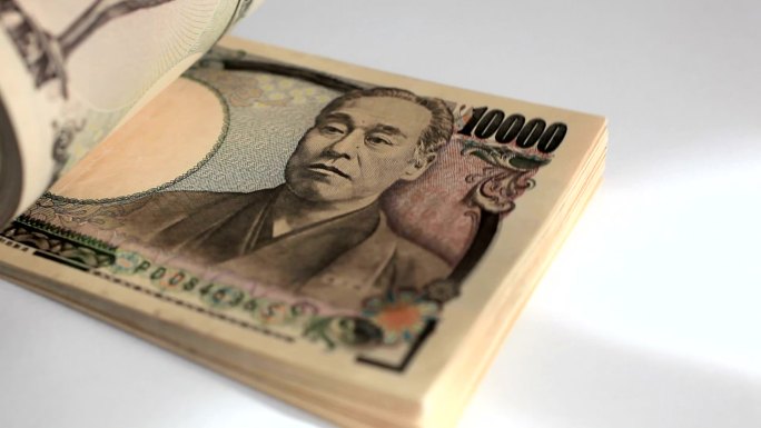 10000日元。金钱财富理财
