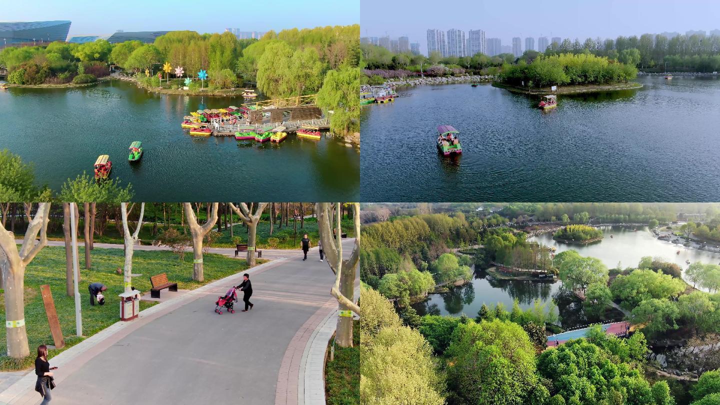 郑州植物园航拍