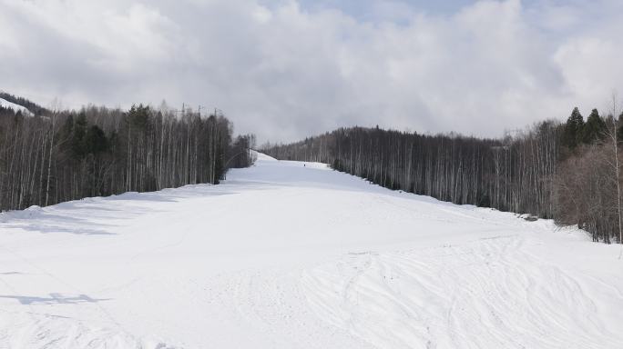 俄罗斯滑雪场4K素材