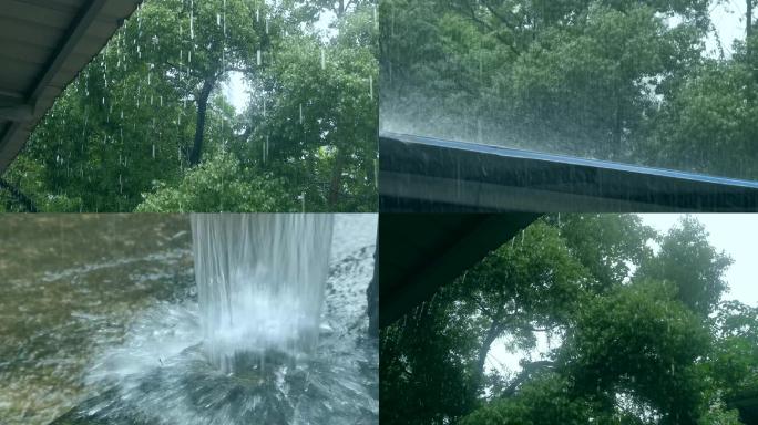 下雨下大雨雨季下雨天中雨暴雨汛期防汛