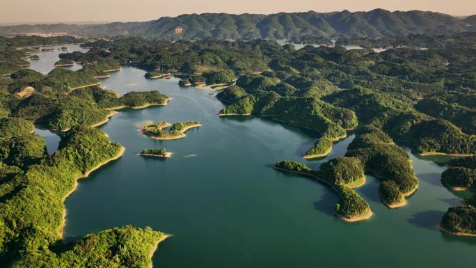 4K常德千岛湖黄石水库航拍电影感