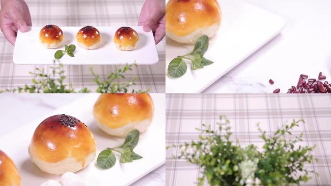 【镜头合集】传统糕点蛋黄酥  (1)