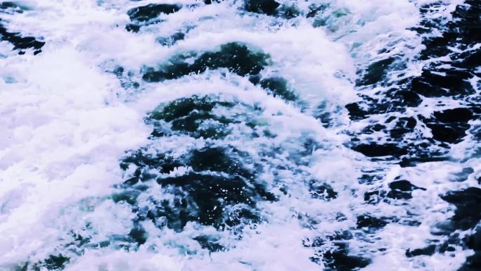 水花浪花海浪宣传片视频素材