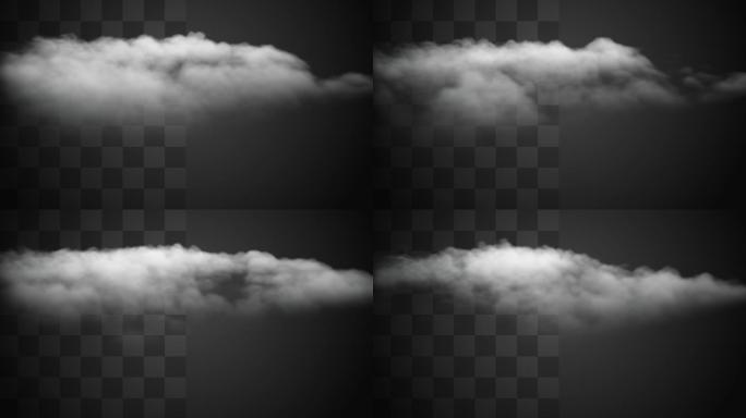 【带通道】云朵云雾飘动动画特效