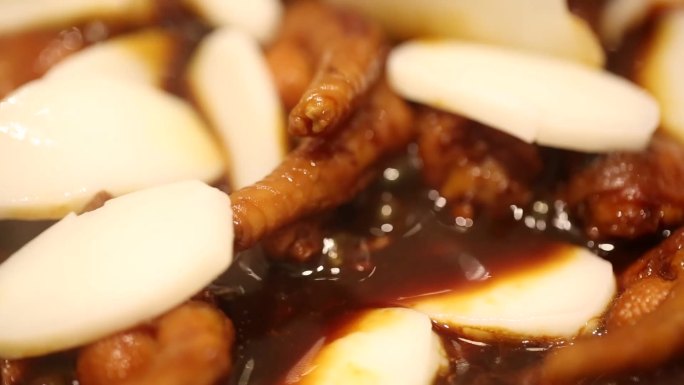 【镜头合集】年糕蟹肉蟹煲韩式海鲜年糕锅
