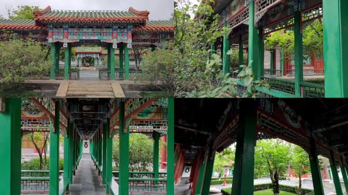 中式园林设计走廊连廊