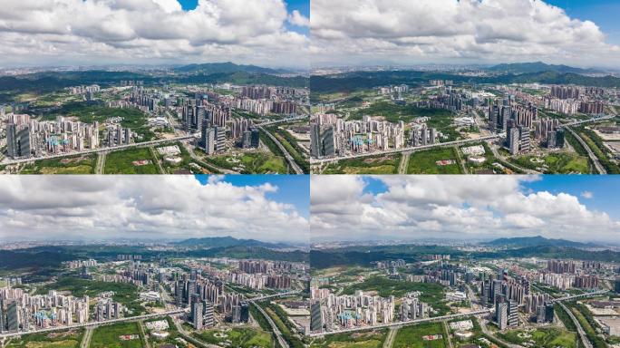 最新深圳光明区航拍大景