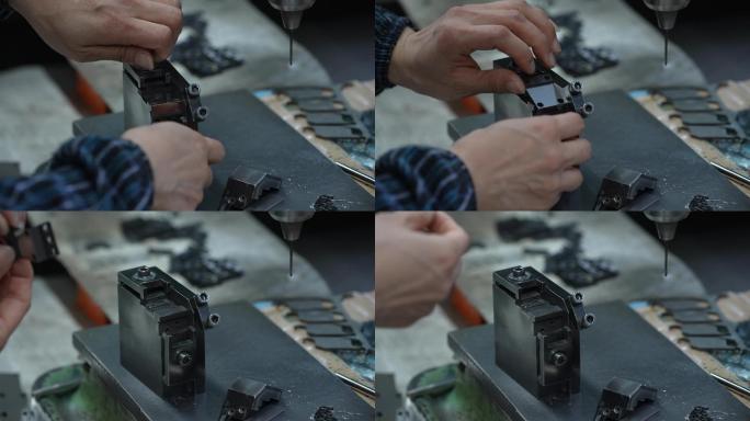 【4K】实拍工业园区工人工作B