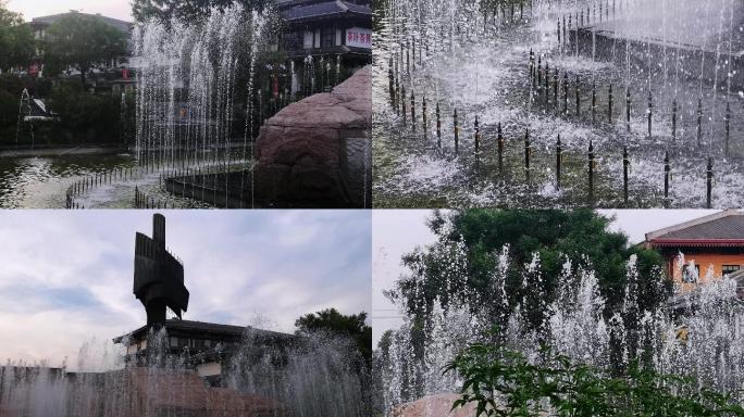 美丽的公园喷泉