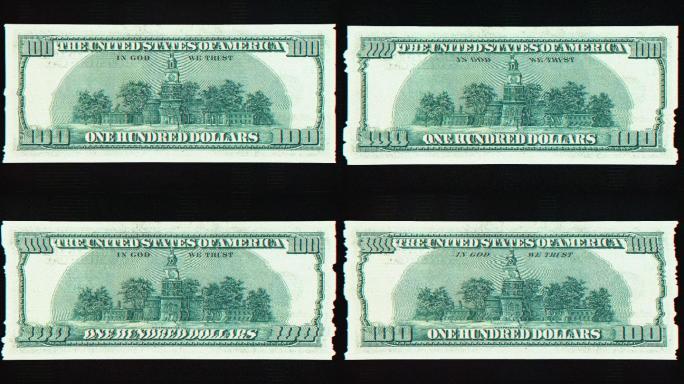 100美元美元钞票货币