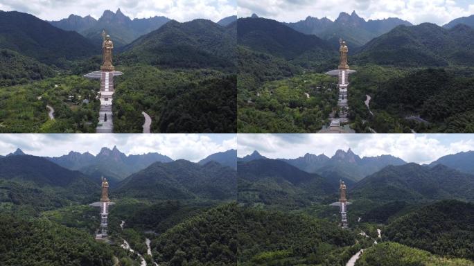 九华山风景区大愿文化园景区99米地藏圣像