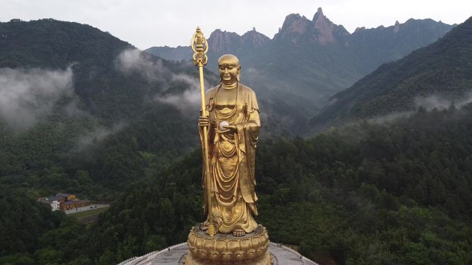 九华山风景区地藏圣像