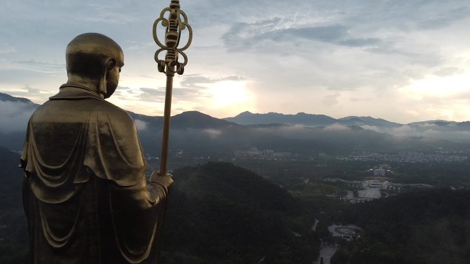 九华山风景区地藏圣像