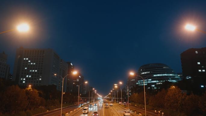 北京二环路夜景