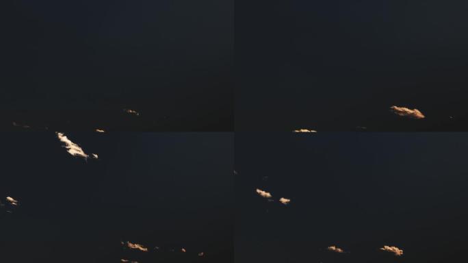 【HD天空】白夜少云压抑恐怖沉重魔幻空镜