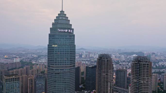 绍兴世茂天际中心建筑,摩天大楼著名景点